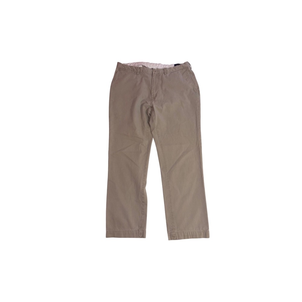 POLO RALPH LAUREN‎ Chino Pants Mens 38x32 Tan Classic Fit Khaki Cotton Straight